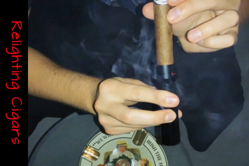 Relighting Cigars with Fuego Lighters