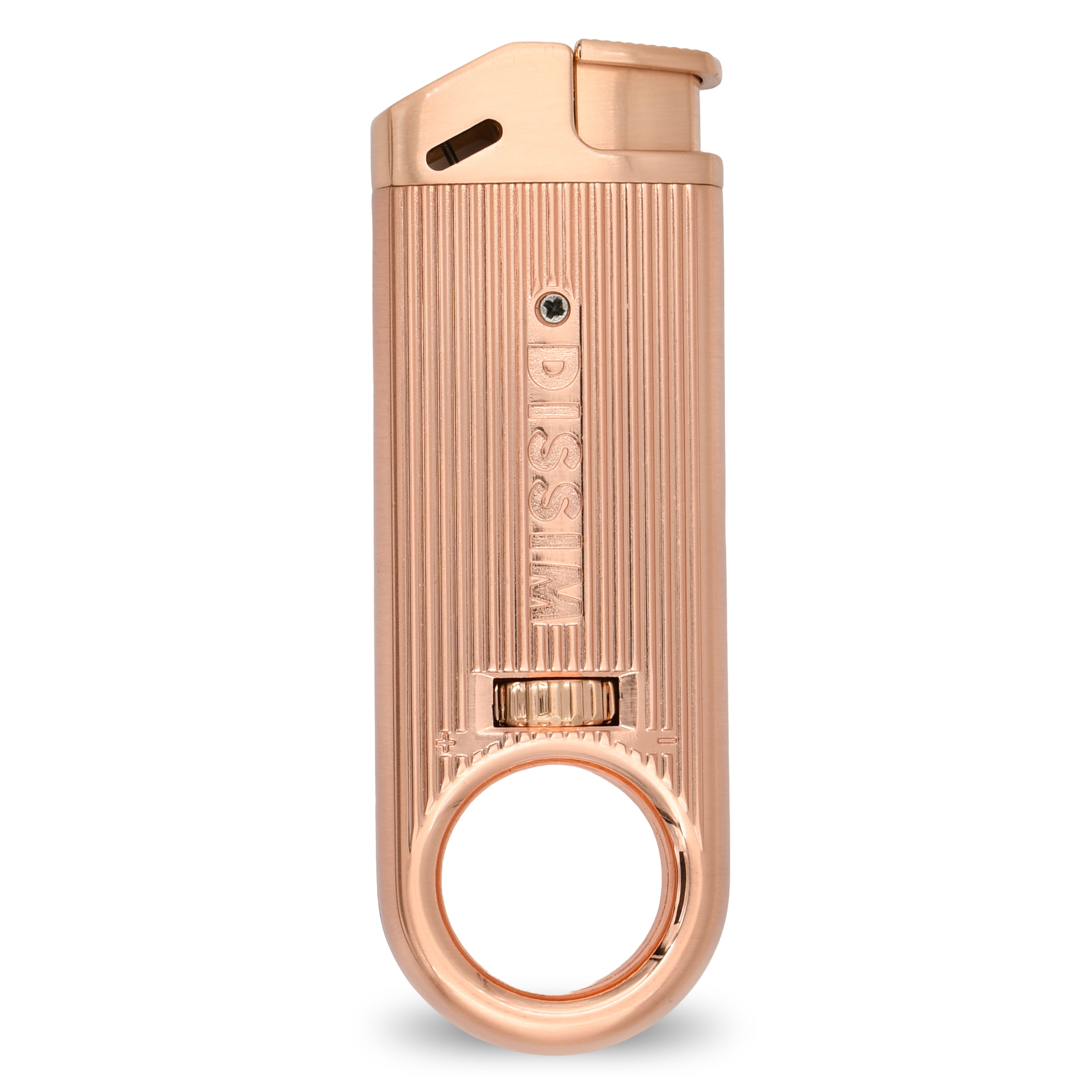 DISSIM Slim Metal Series Inverted Soft Flame Pocket Lighters