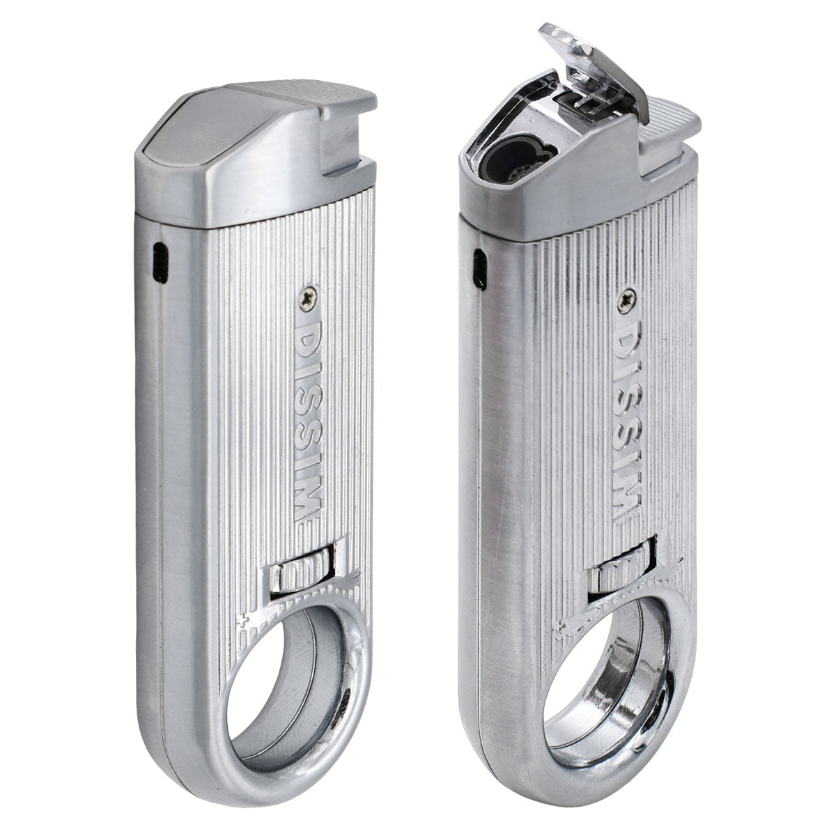 DISSIM Metal Slim Series Inverted Torch Pocket Lighters