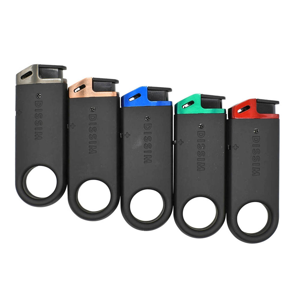 DISSIM Slim Series Inverted Soft Flame Pocket Lighters
